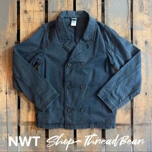 Kids [Gymboree] Navy Blue Casual Blazer NWT 100% Cotton Jacket | Large 10 · 12